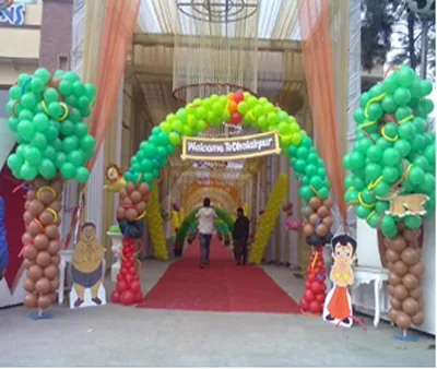 Birthday party hall arranged for guests in Uttarakhand