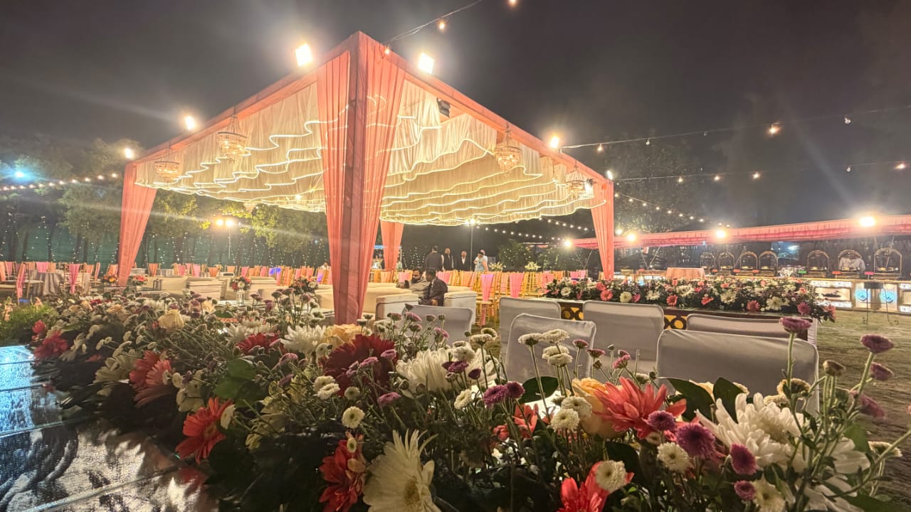 Wedding décor planned by Mohit Event and Wedding Planners