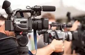 Wedding videography, photography and LED plasma screen setup
