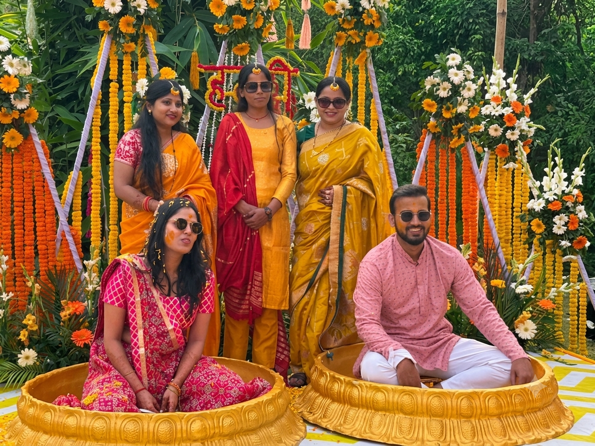 Wedding venue setup by Mohit Events, photo 4